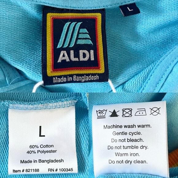 Aldi Pullover Sweatshirt Limited Edition 2023 Capsule Collection L New - Picture 8 of 13